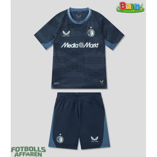 Feyenoord Bortaställ Barn 2025-26 Kortärmad (+ Korta byxor)